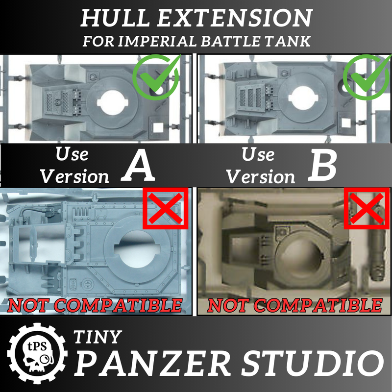 Hull extension for Imperial Battle Tank (simple) - Only-Games