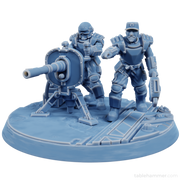 Factory Guard Heavy Cannon - human heavy weapon team (Accell Union) - Only-Games