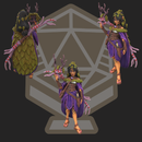 Juniperus Winter ( Half-Elf - Druid) Full colour