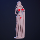 FIGURINE COLLECTION / CUTE GIRLS IN TOWELS / 5 PIECES - Only-Games