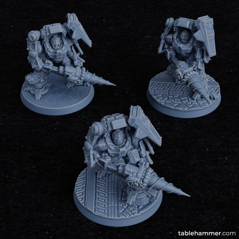 Exo Dwarves with drills (Federation of Tyr) - Only-Games
