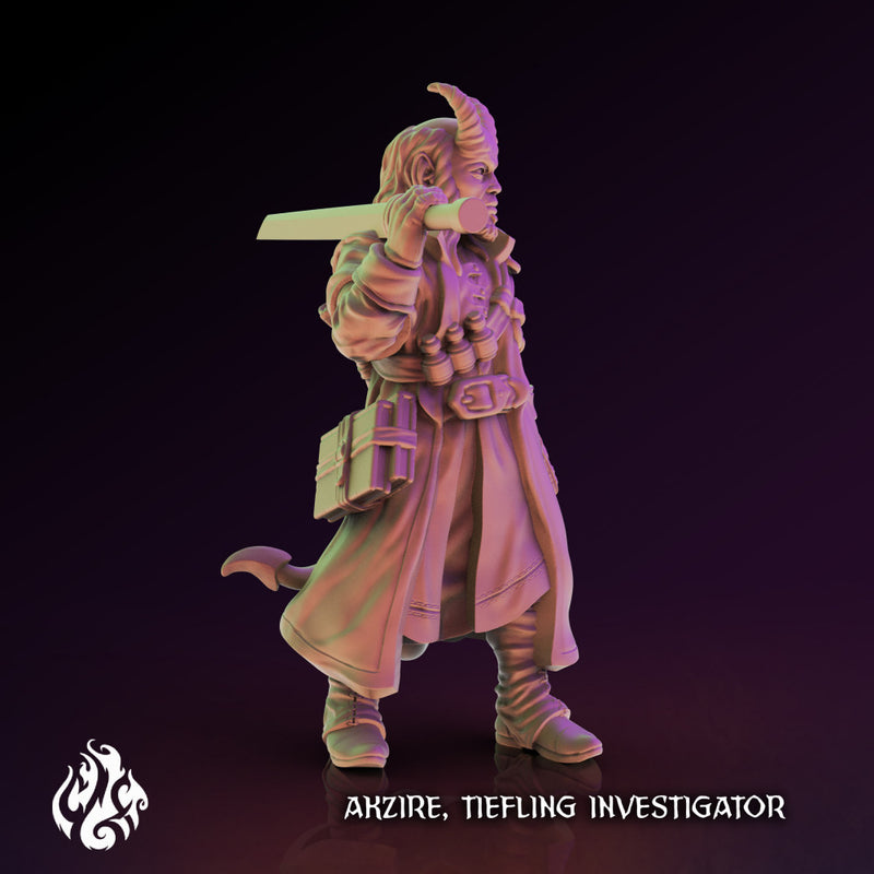 Akzire, Tiefling Investigator - Only-Games
