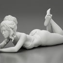 Sexy Bikini Girl Lying in bikini - Only-Games