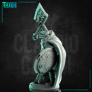 (0226) Male dragon warrior with great axe, shield and armor - Only-Games