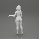 Naked Contented Attractive Elegant Stewardess Posing - Only-Games