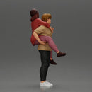 handsome, happy man in a shirt is pulling his girlfriend in hat and open shirt - Only-Games