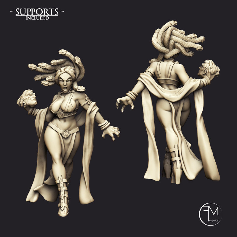Medusa - Snake Cult Beauty (Fantasy Pin-Up) (AMAZONS! Kickstarter) - Only-Games