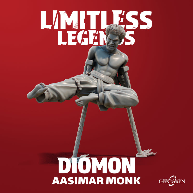 Aasimar Monk - Diomon