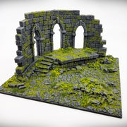 Ruined Temple Wall Tile C - Only-Games