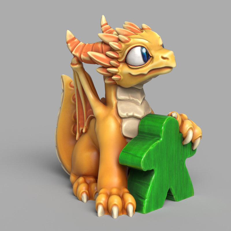 Meeple Dragon - UKGE Mascot - Only-Games