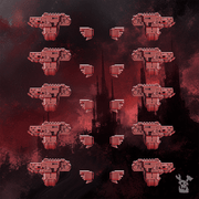 Crimson Wings Heavy Flamer Pistols Set x10 - Only-Games