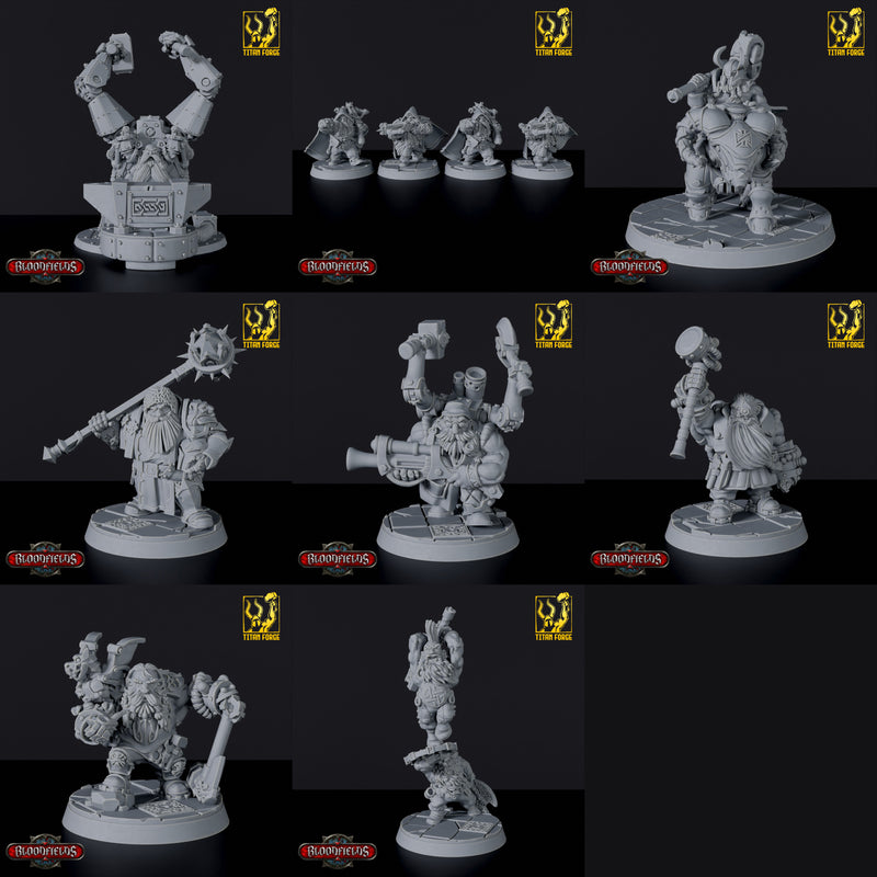 Steamforge City - Mega Deal - 35 Miniatures - Bloodfields Army