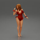 sexy young woman posing in onepiece - Only-Games