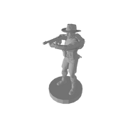1/72 3D Printed ANZAC Soldier with Tommy Gun (x10) - Only-Games
