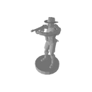 1/72 3D Printed ANZAC Soldier with Tommy Gun (x10) - Only-Games