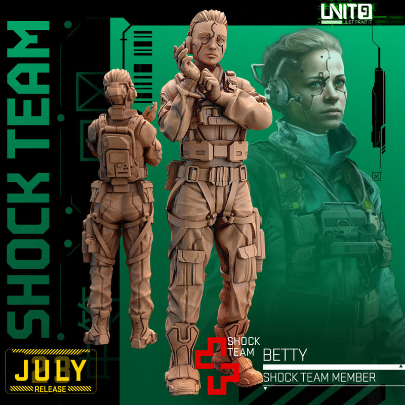 Cyberpunk - Betty - Shock Team member