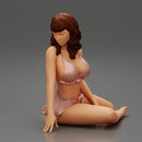 Sexy Woman Girl Sitting in night short - Only-Games