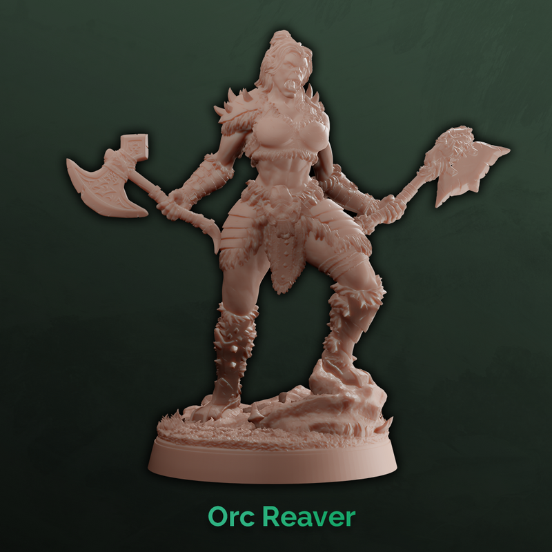 Orc Reaver - Dual Wielding Axe