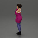 pretty girl with short hair posing in a sweater - Only-Games