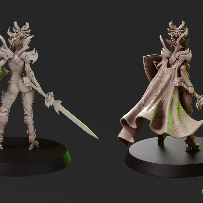 Drow Sorceress Elite Pose 1 - Only-Games