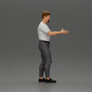 Man Extends Hand for a Handshake in Friendly Gesture - Only-Games