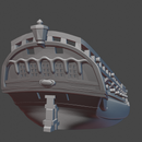 GB French-built East Indiaman & 6th rate HMS Albemarle (28 guns), 1779-1793 - Only-Games