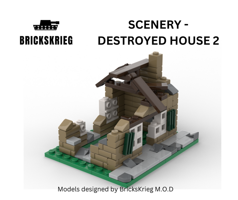 Scenery - Destroyed House2 - Only-Games