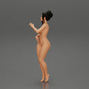 Naked woman standing in bathroom - Only-Games