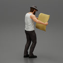 Young Man in hat with beard Holding Map And Looking At it - Only-Games