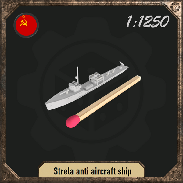 1/1250 Strela anti aircraft ship