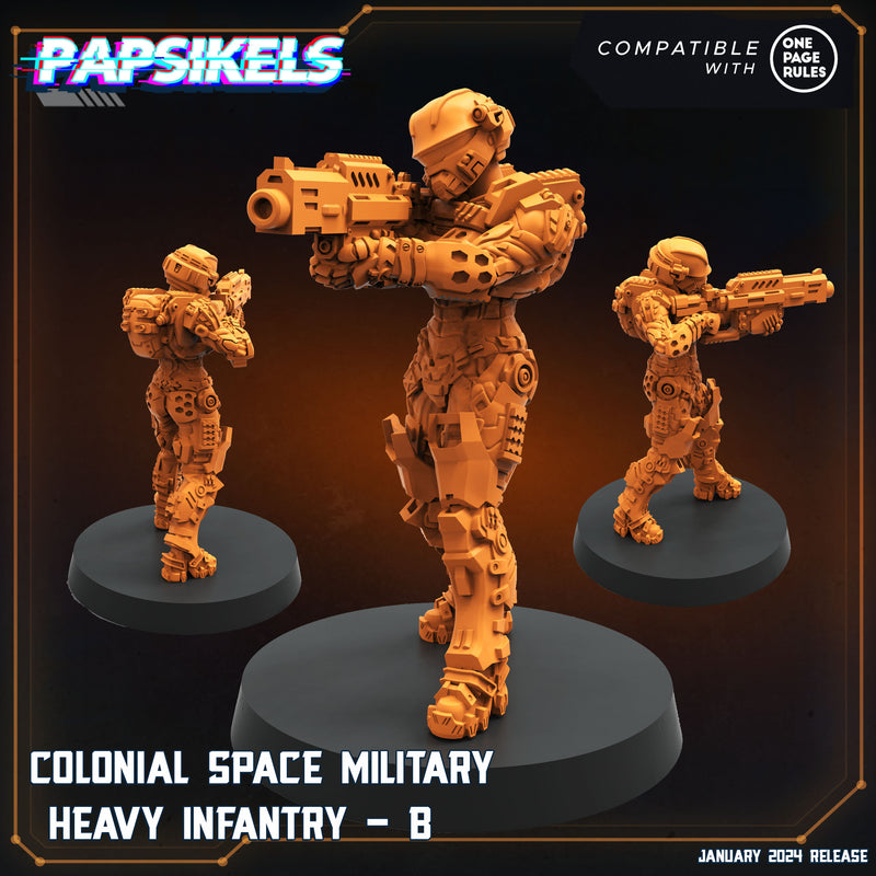 HUMAN SPACE MILITARY HEAVY INFANTRY - Only-Games