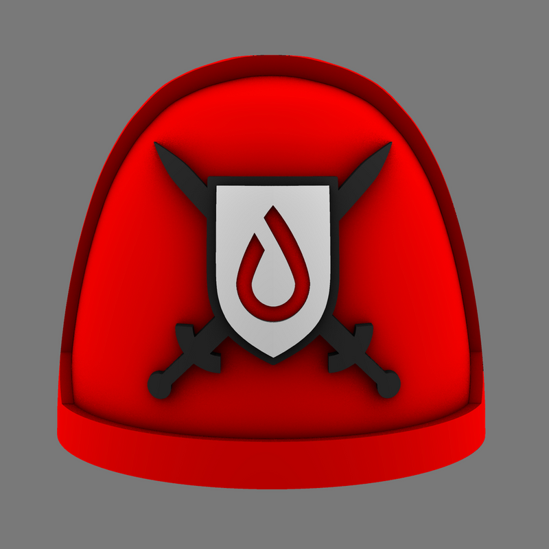 Blood Shields V7 Rimmed Shoulder Pad