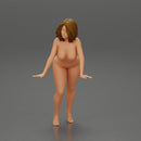 Naked girl leans against the car with her hands - Only-Games