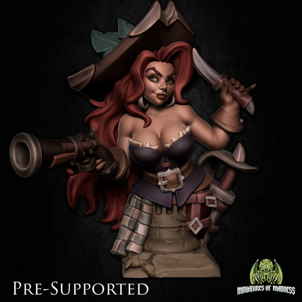 [BUST] Grace The Pirate Woman, Rogue Mercenary Assasin
