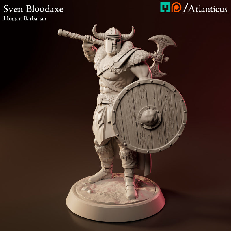 Sven Bloodaxe - Human Barbarian Bundle - Only-Games