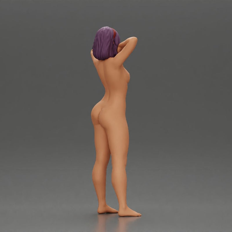 Naked girl posing confidently