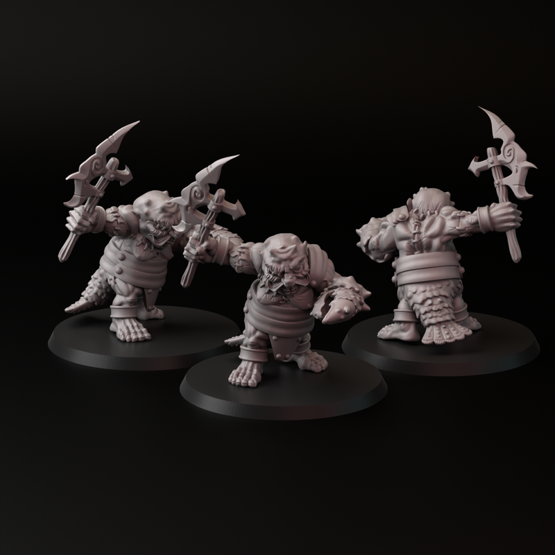 Muted Dwarf 3 miniatures