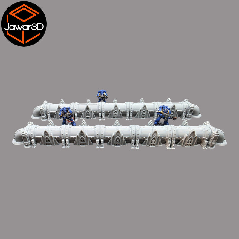 Production Pipes - 28mm Wargaming Scatter Terrain Scenery Tabletop Miniature - Only-Games
