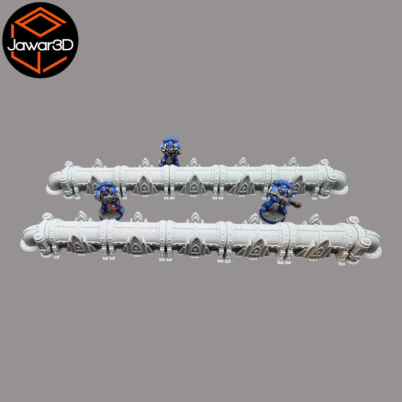 Production Pipes - 28mm Wargaming Scatter Terrain Scenery Tabletop Miniature - Only-Games