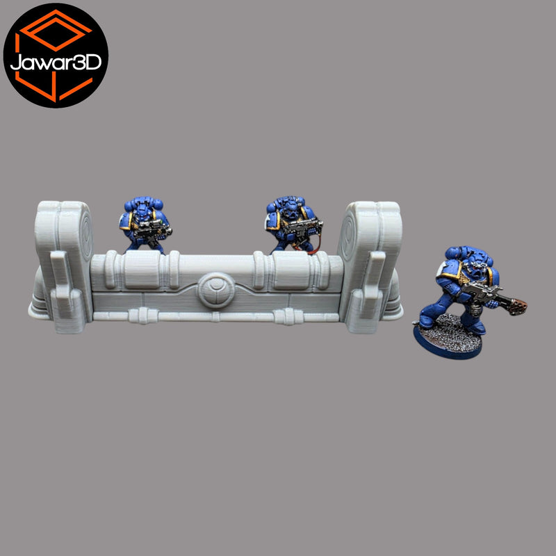 Ethereal Barricades - 28mm Wargaming Scatter Terrain Scenery Tabletop Miniature - Only-Games