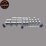 Modular Gothic Walls - 28mm Wargaming Scatter Terrain Scenery Tabletop Miniature - Only-Games
