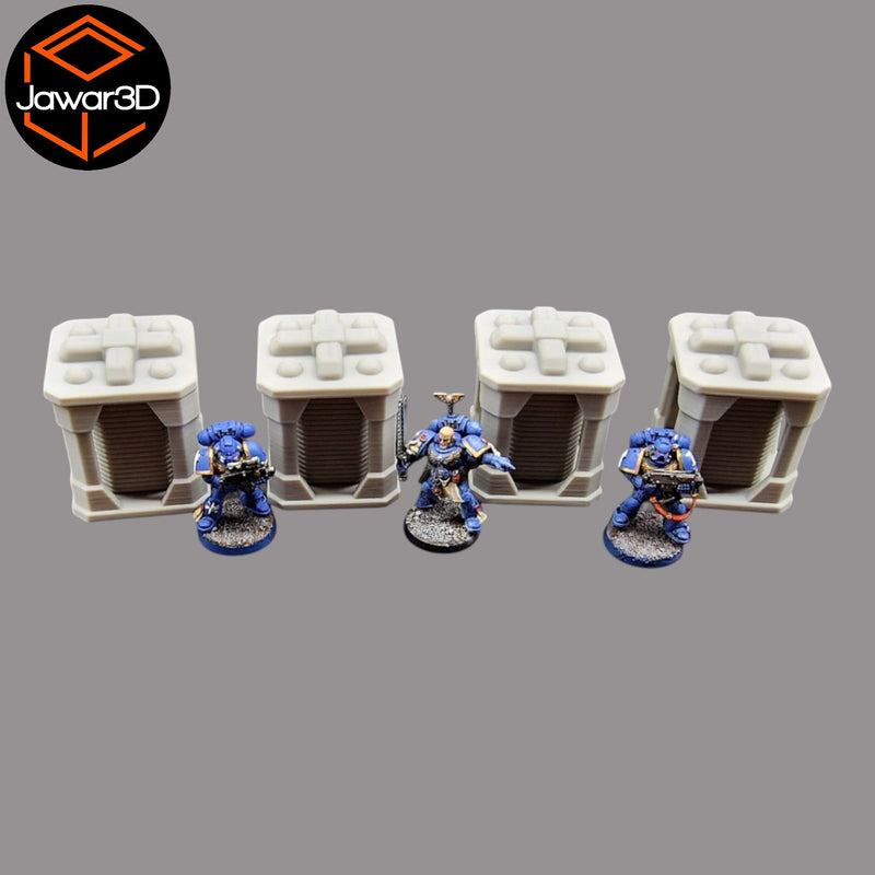 Energy Generator x4 - 28mm Wargaming Scatter Terrain Scenery Tabletop Miniature - Only-Games