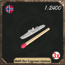 1/2400 HNoMS Olav Tryggvason minelayer ship pack - Only-Games