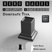 Hero Bases Display Extenders | Squares and Rectangles | Convert Gaming Bases to Display Bases & Plinths - Only-Games