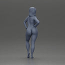 Naked Elegant pose showcasing confidence and grace - Only-Games