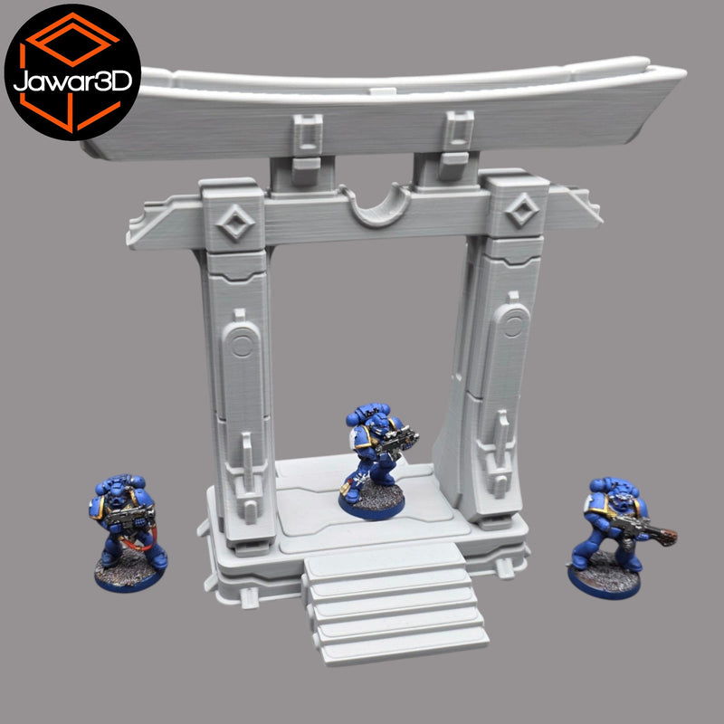 Ethereal Torii 1 - 28mm Wargaming Scatter Terrain Scenery Tabletop Miniature - Only-Games