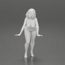 Naked girl leans against the car with her hands - Only-Games