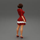 Beautiful lady in elegant robe - Only-Games