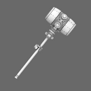 Cyber Samurai Power Warhammer Left Hand - Only-Games