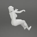 Naked Angry Young Woman screaming In The Car - Only-Games